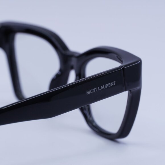 Saint Laurent SL641 006 Sunglasses Shiny Black Cat Eye Frame main image 11